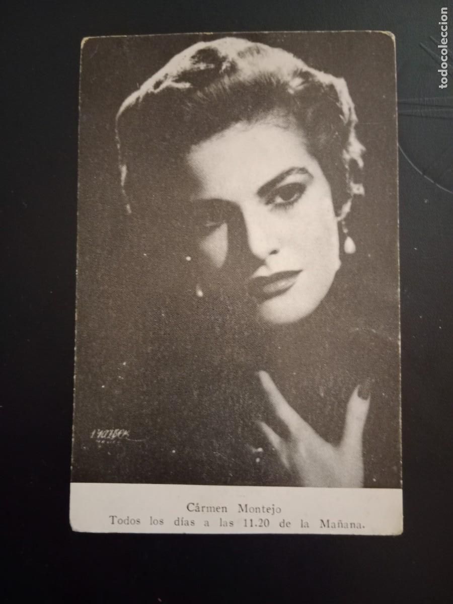Cine: TARJETA PROMOCIONAL DE CARMEN MONTEJO
