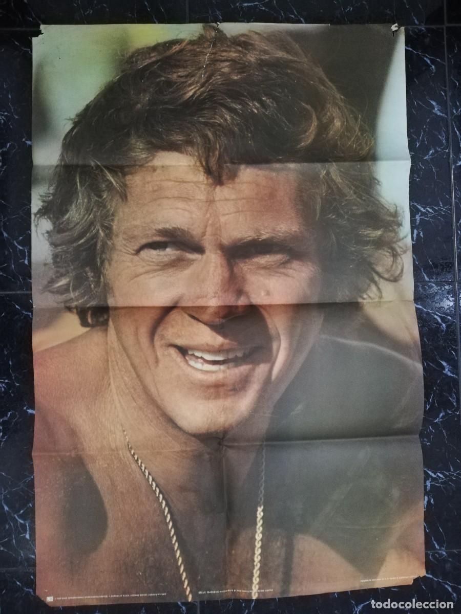 Cinema: CARTEL DE STEVE McQUEEN - 96 X 63 CMS APROX.