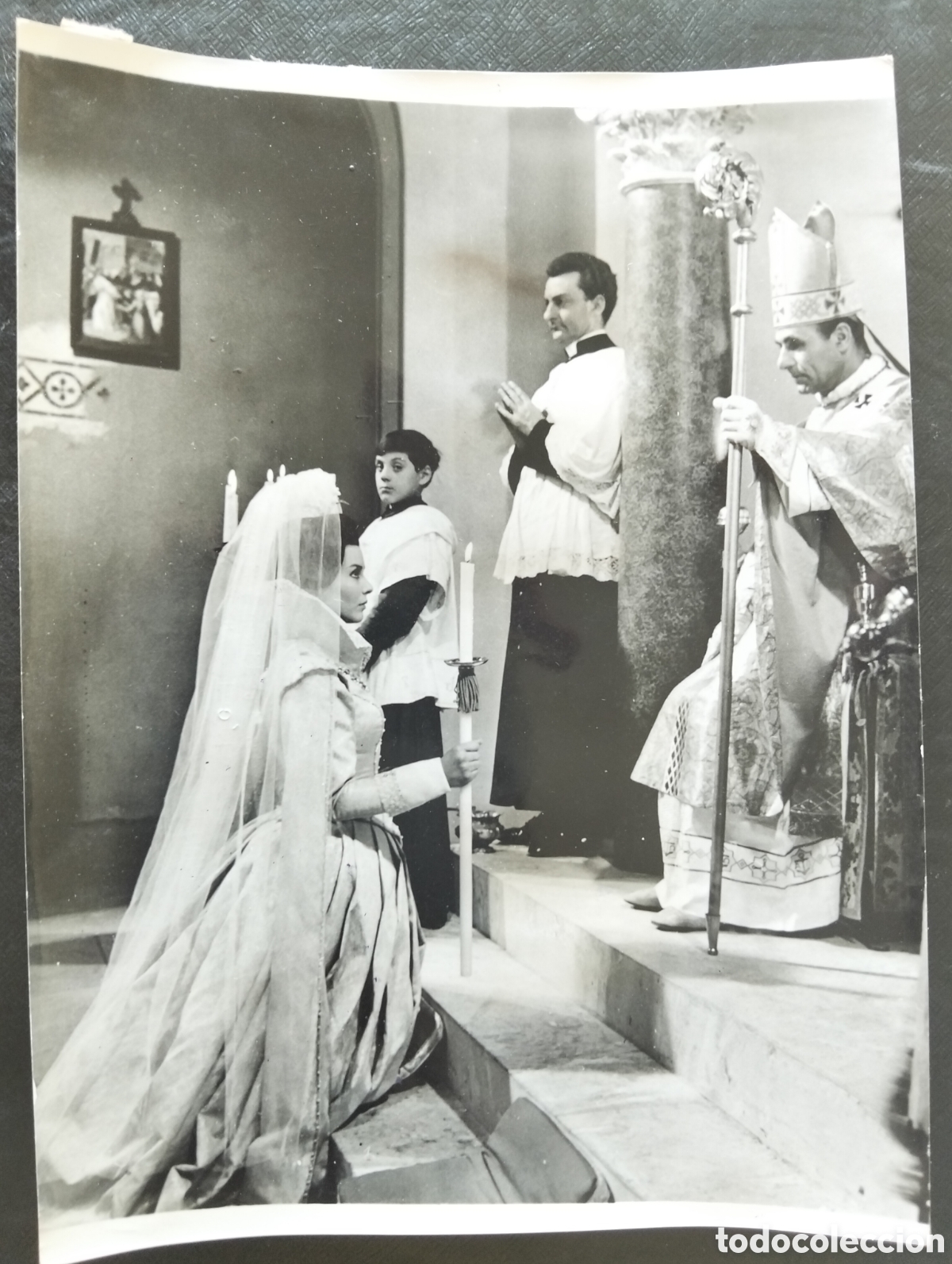 Cin&eacute;ma: GIOVANNA RALLI ACTRIZ ANTIGUA FOTOGRAFIA ORIGINAL 21 X 15 CM