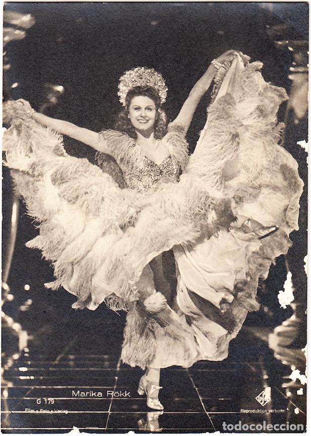 Cine: Marika R&ouml;kk Film Foto Verlag G 179 UFA Actriz y cantante Cine musical C 2235