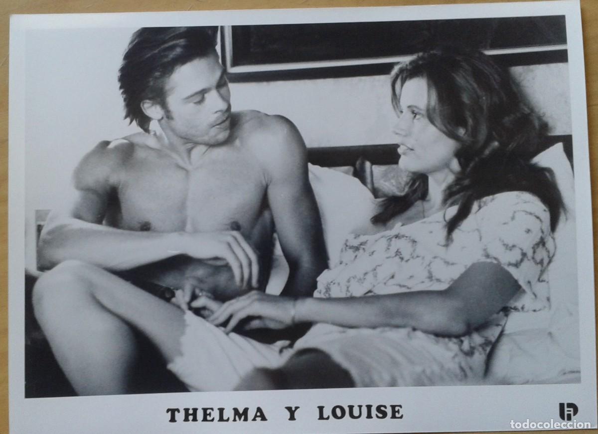 Kino: THELMA & LOUISE. FOTO 18X24CM. BRAD PITT, GEENA DAVIES
