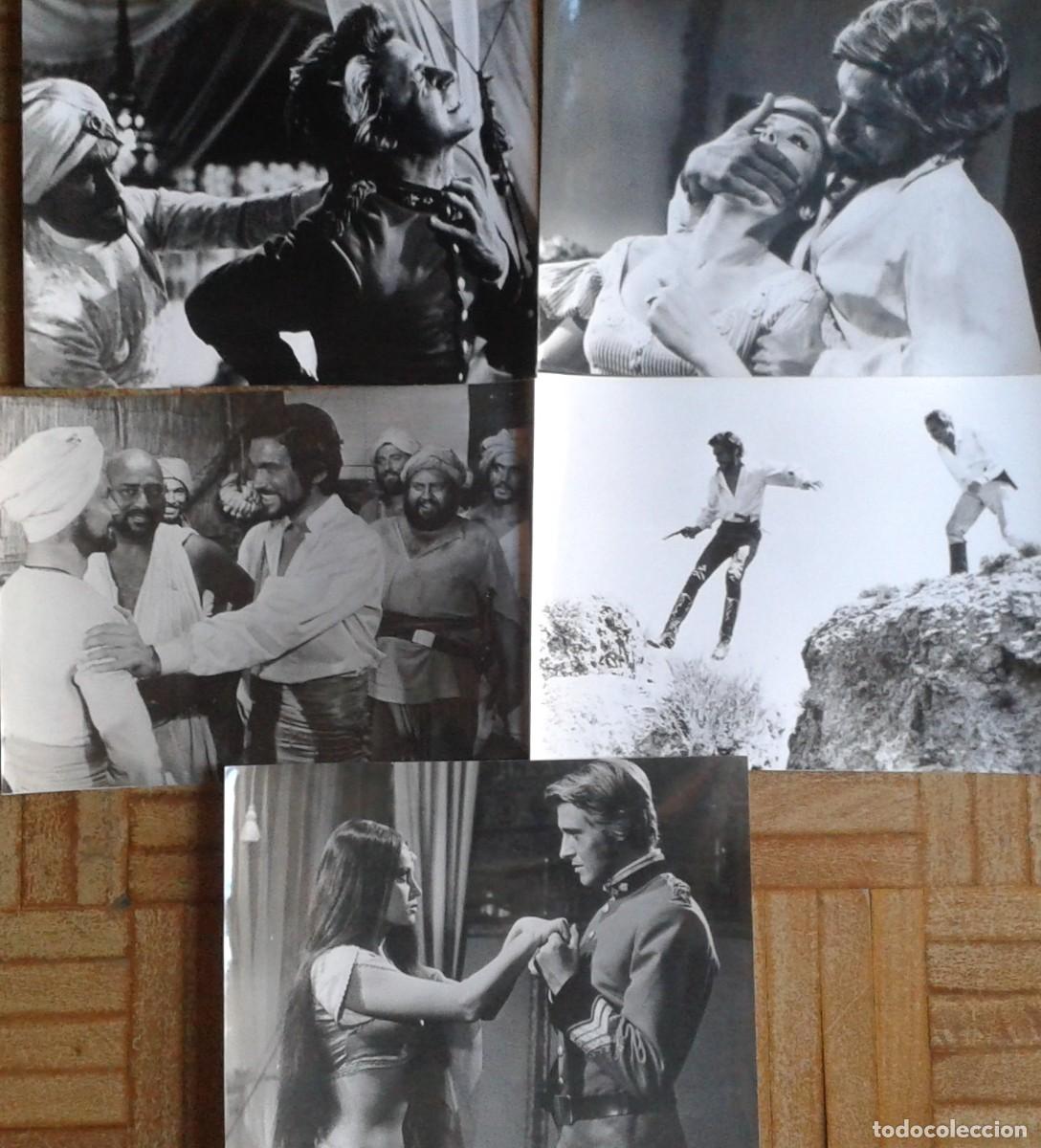 Kino: LOS TIGRES DE MOMPRACEM. 5 FOTOS 18X24. IVAN RASSIMOV, CLAUDIA GRAVY