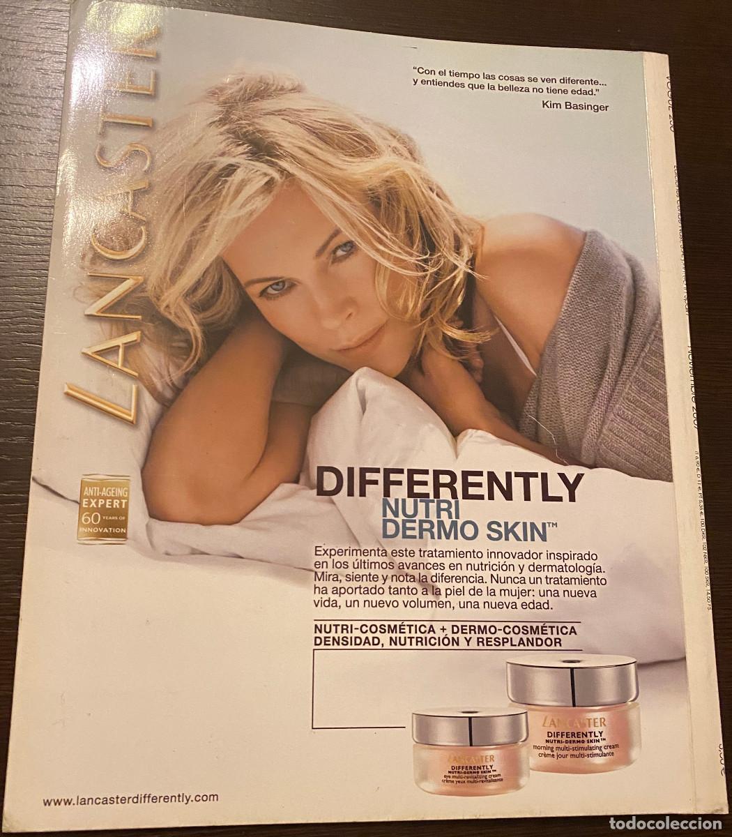 Cin&eacute;ma: Publicidad de cosm&eacute;ticos Lancaster. Con actriz Kim Basinger. P&aacute;gina completa de revista. 23 x 29 cm.