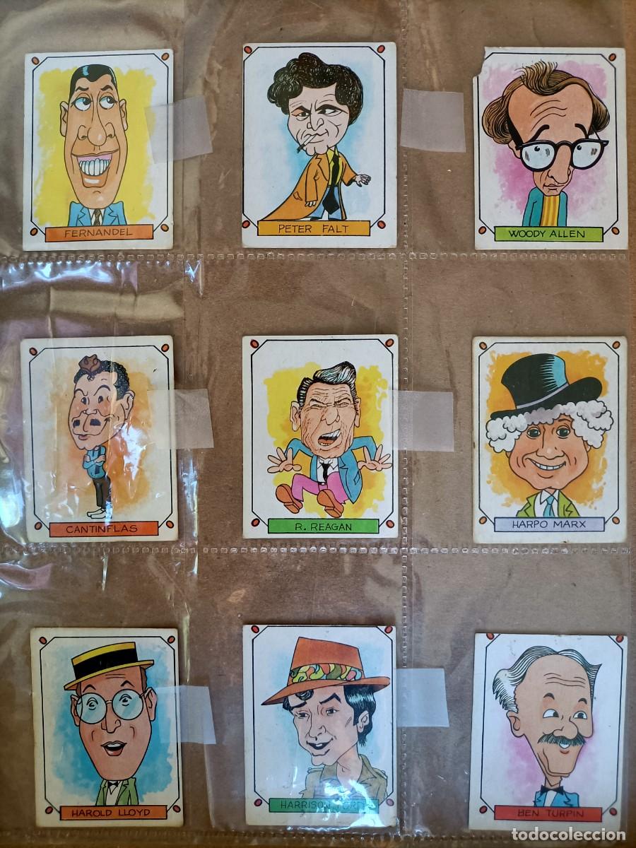 Cine: CARICATURAS. LOTE DE 9 CARICATURAS DE ACTORES. EN EL DORSO, DATOS DE LOS ACTORES. MIDEN 7X5CM