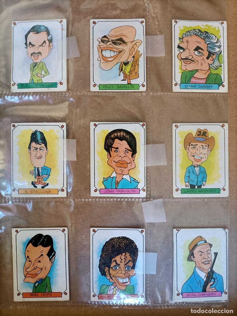 Cine: CARICATURAS. LOTE DE 9 CARICATURAS DE ACTORES. EN EL DORSO, DATOS DE LOS ACTORES. MIDEN 7X5CM