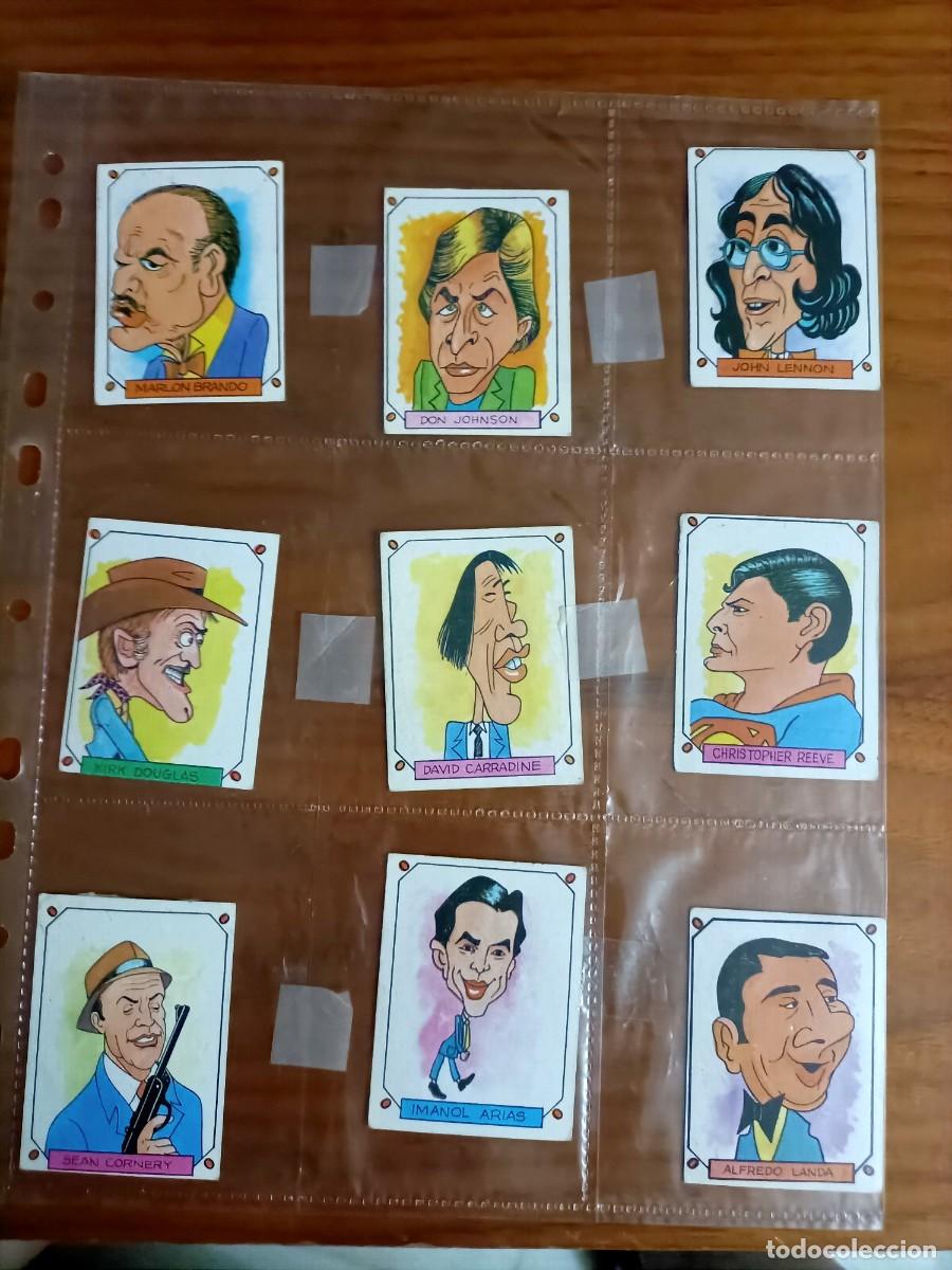 Cine: CARICATURAS. LOTE DE 9 CARICATURAS DE ACTORES. EN EL DORSO, DATOS DE LOS ACTORES. MIDEN 7X5CM