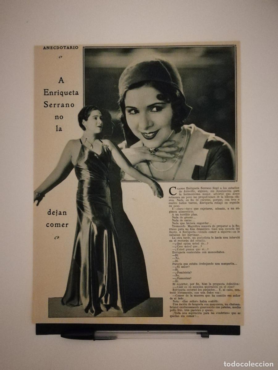 Cinema: ANTIGUO ANUNCIO ENCARTONADO -A4- Enriqueta Serrano