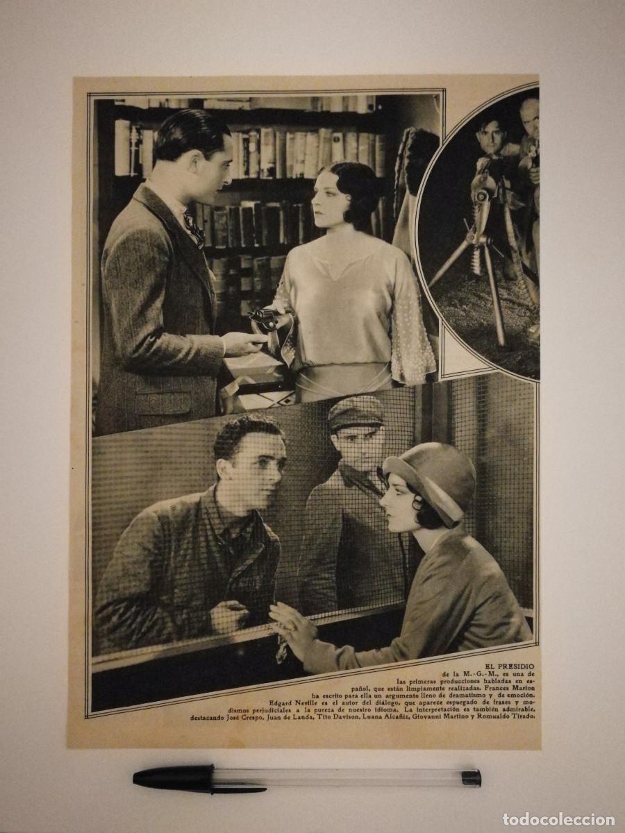 Cinema: ANTIGUO ANUNCIO ENCARTONADO -A4- EL PRESIDIO - CINE ESPA&Ntilde;OL - Luana Alca&ntilde;iz - JOSE CRESPO