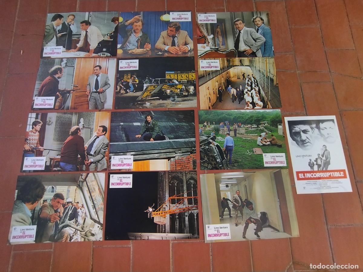 Cin&eacute;ma: juego de fotocromos 12+ guia completo EL INCORRUPTIBLE patrick dewaere pierre granier deferre