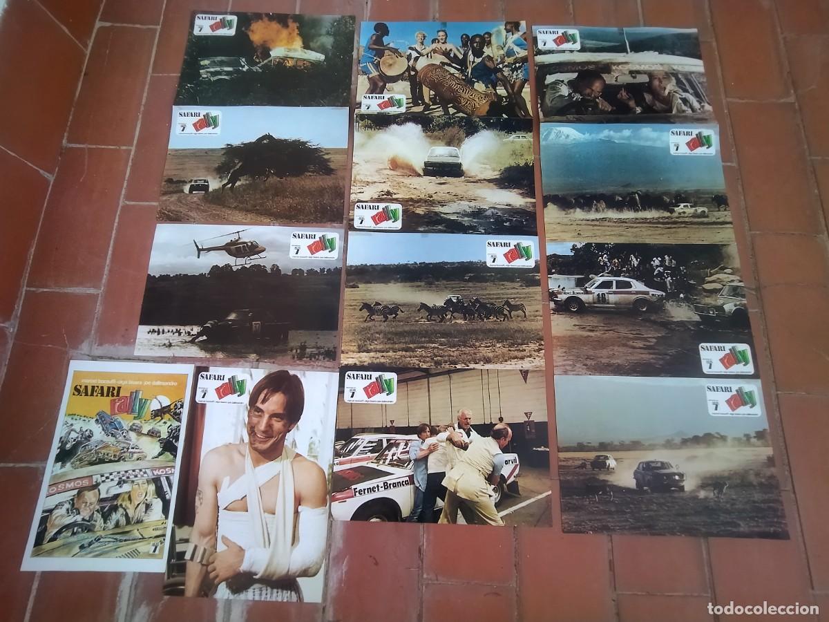 Cin&eacute;ma: juego de fotocromos 12+ guia movie set completo SAFARI RALLY albert thomas marcelbozzuffi