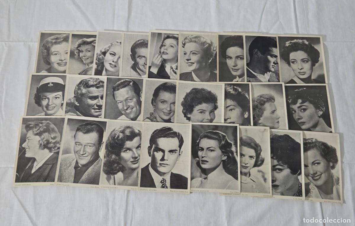 Kino: 144 fotografias Colecci&oacute;n Artistas de la Pantalla a&ntilde;os 50, obsequio revista Florita.