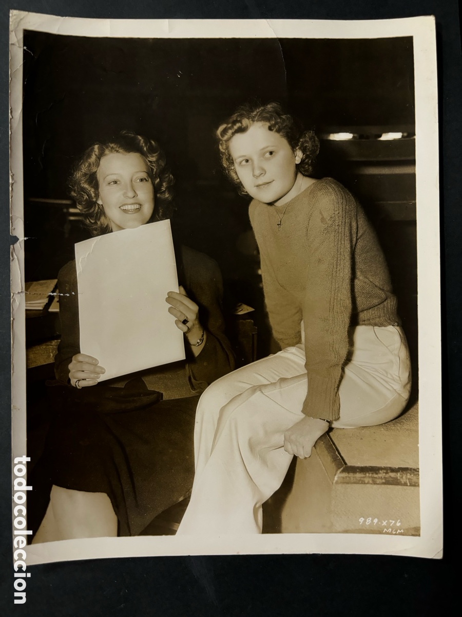 Cinema: Foto original MGM de Jeanette Macdonald y Betty Jaynes