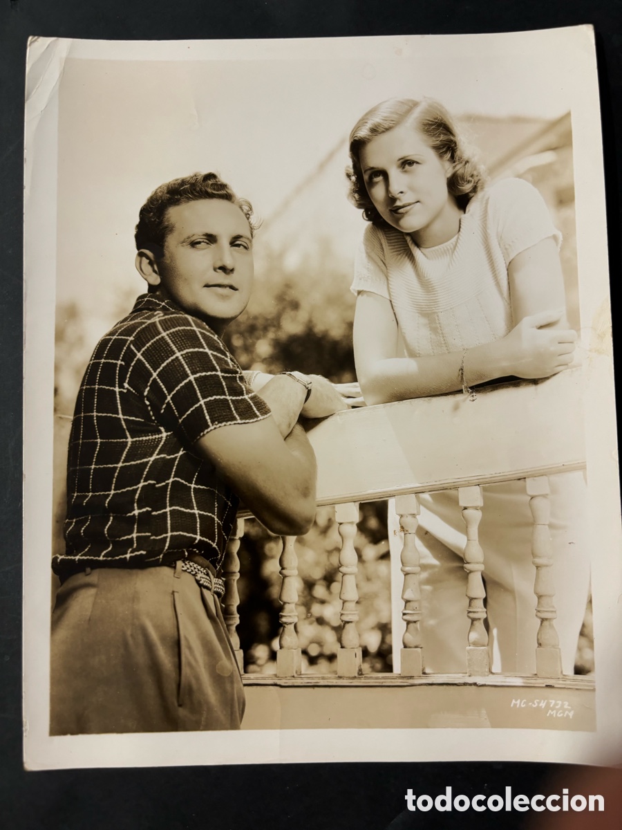 Cinema: Foto original MGM de Irene harvey y el tenor allan Jones