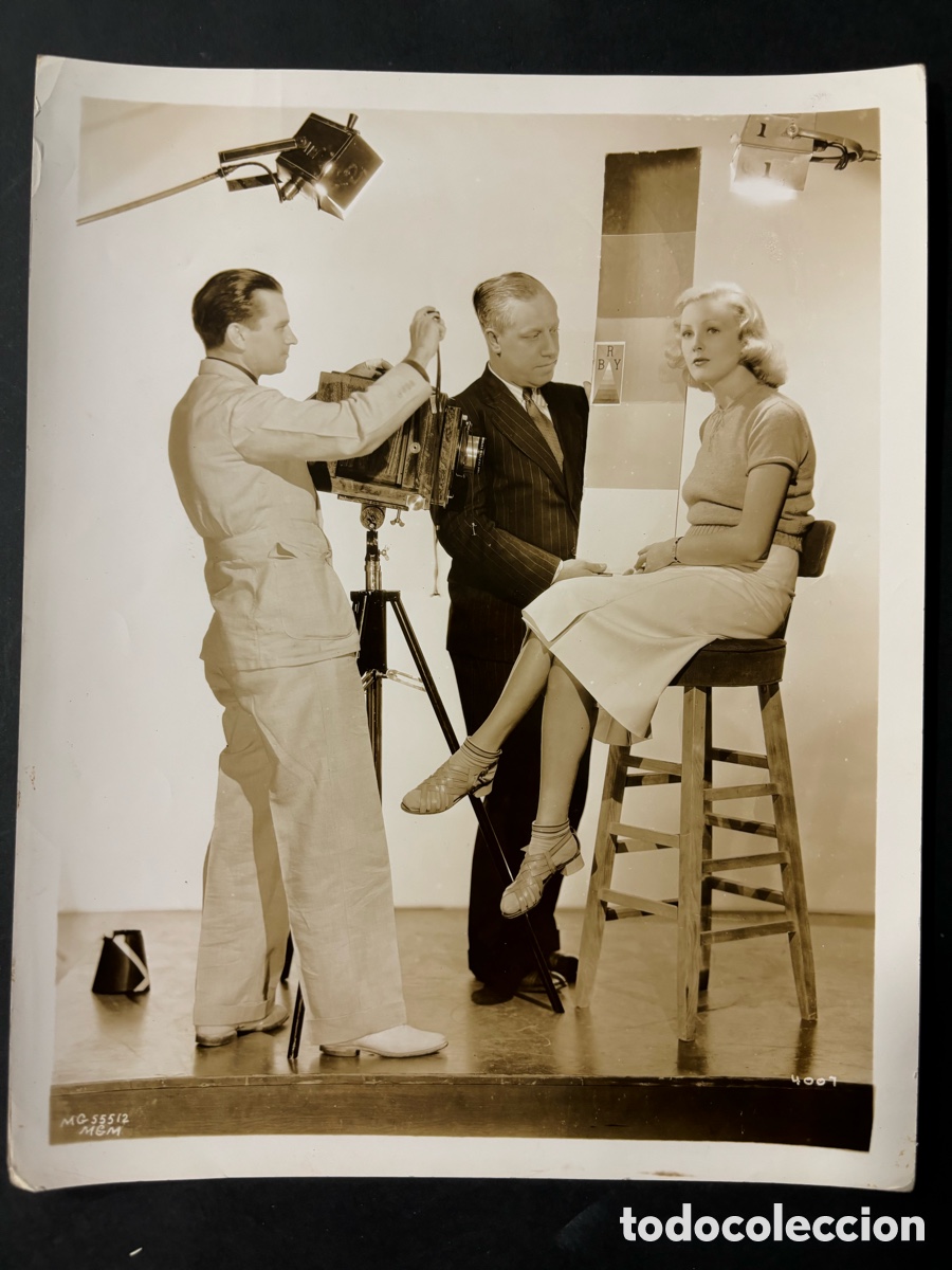 Cin&eacute;ma: Foto original MGM de Virginia Grey y los fot&oacute;grafos Harry Hall y Fred Johnson