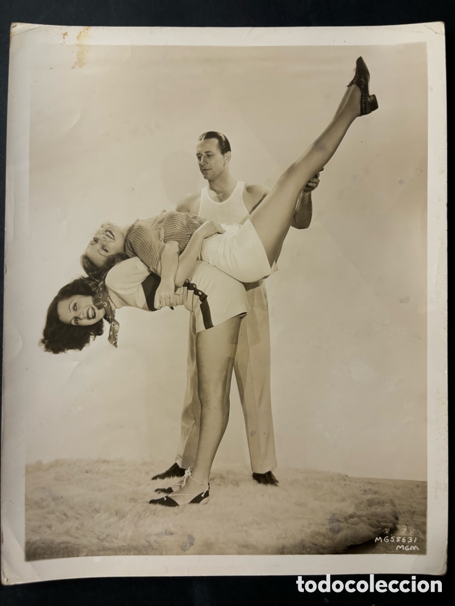Cin&eacute;ma: Foto original MGM de Lorraine Bridges Virginia Grey y el entrenador Donald Loomis