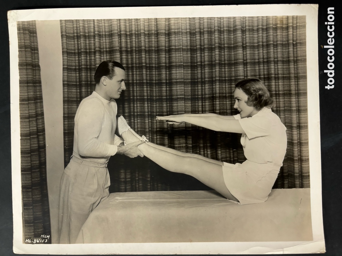 Kino: Foto original MGM de Madge Evans y el entrenador Donald Loomis