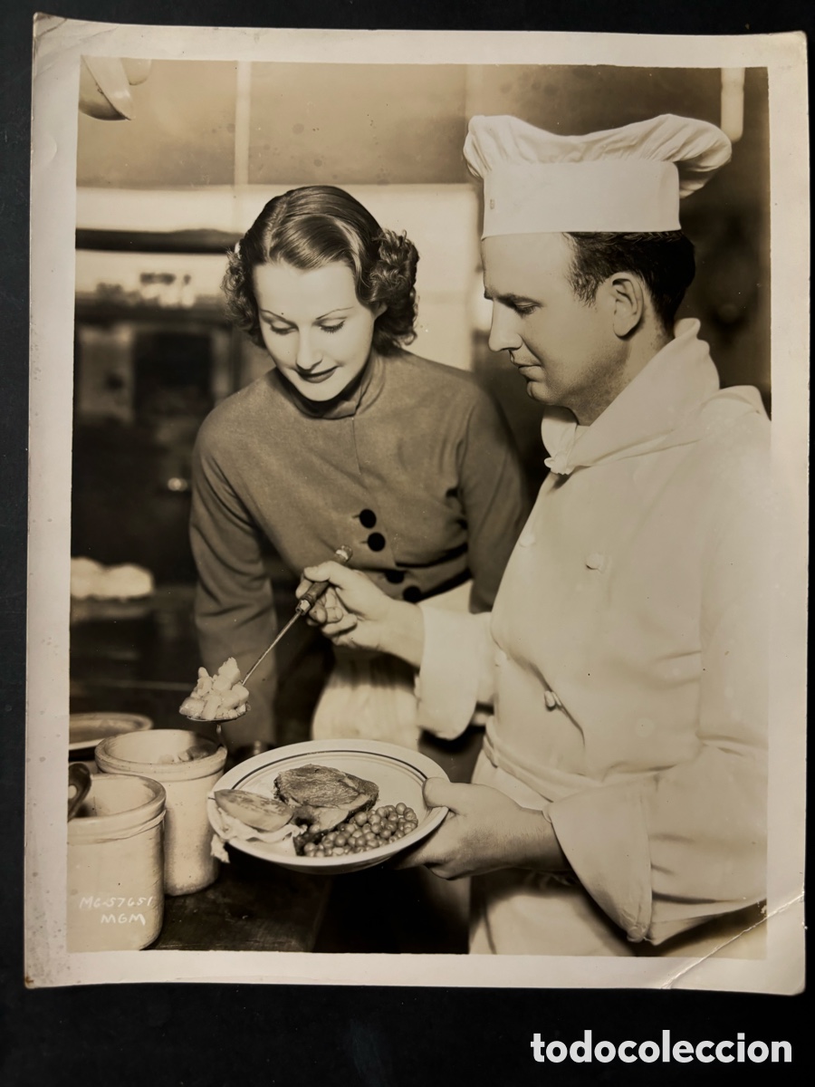 Kino: Foto original MGM de Lynne Carver y el cocinero Clifton Stapelton
