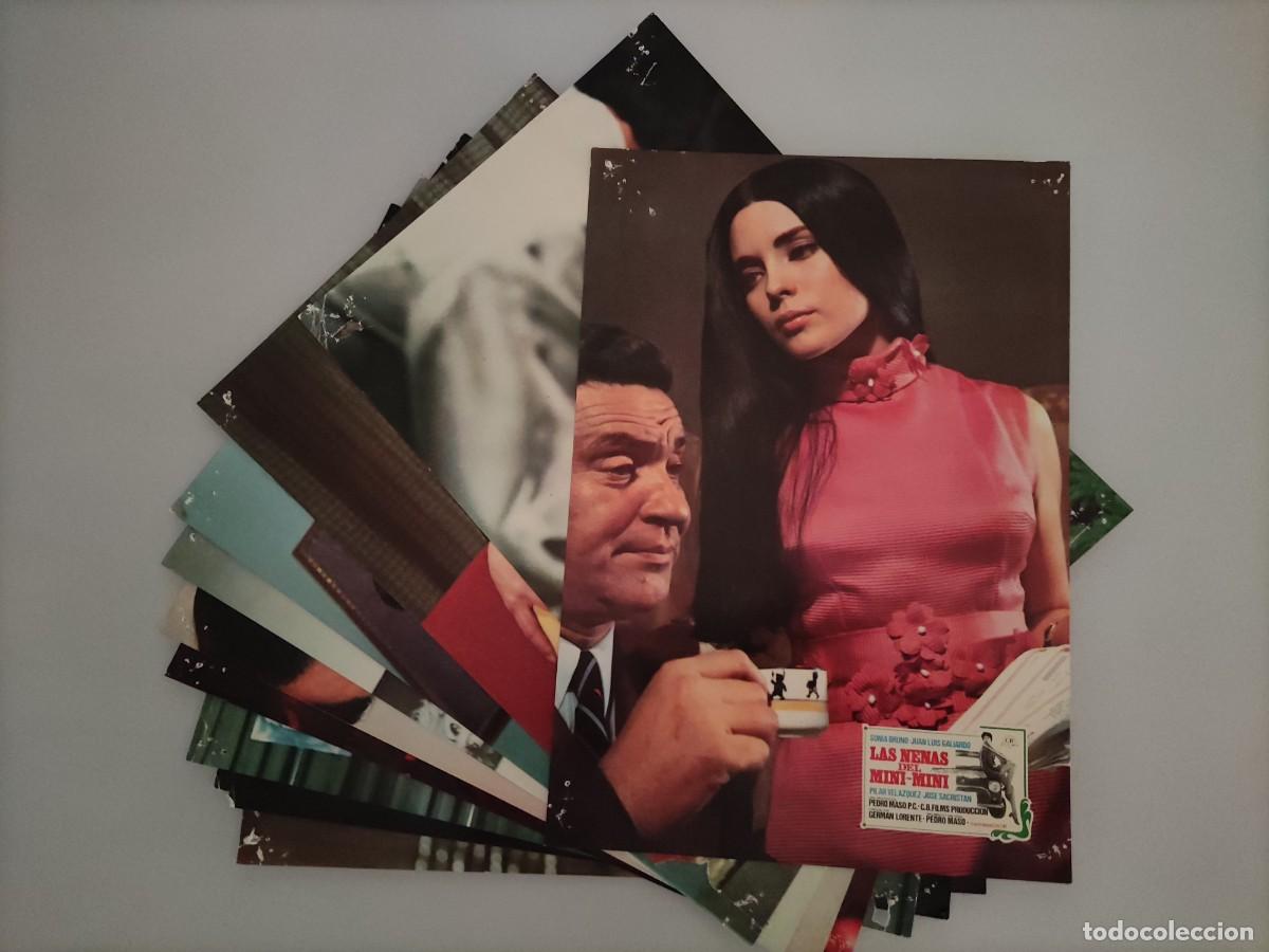 Cine: FT 30 - 10 Fotocromos Las nenas del mini - mini - Sonia Bruno, Juan Luis Galiardo