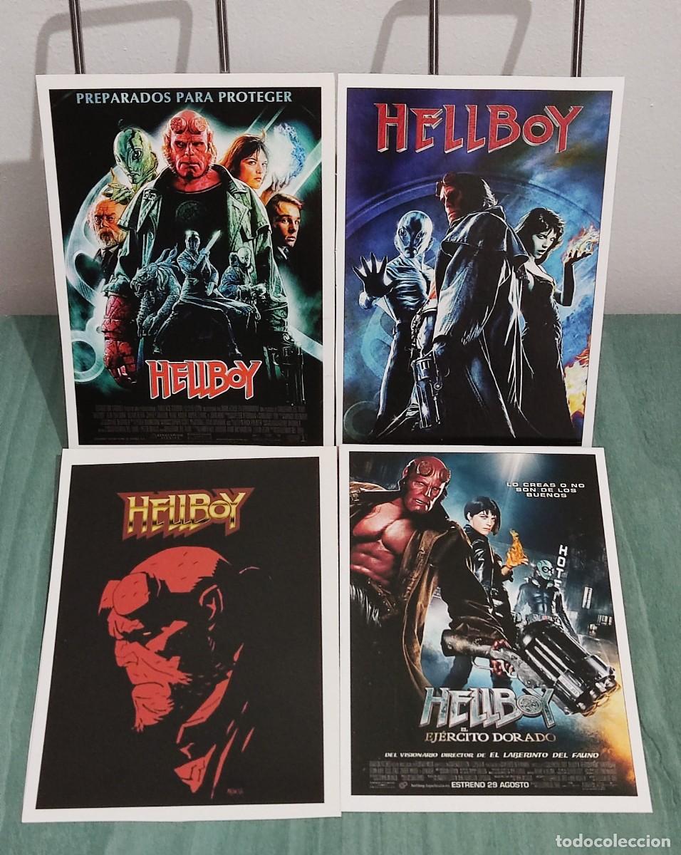 Kino: Hellboy 1 y 2 El ejercito dorado . 4 Fichas revista Accion cine