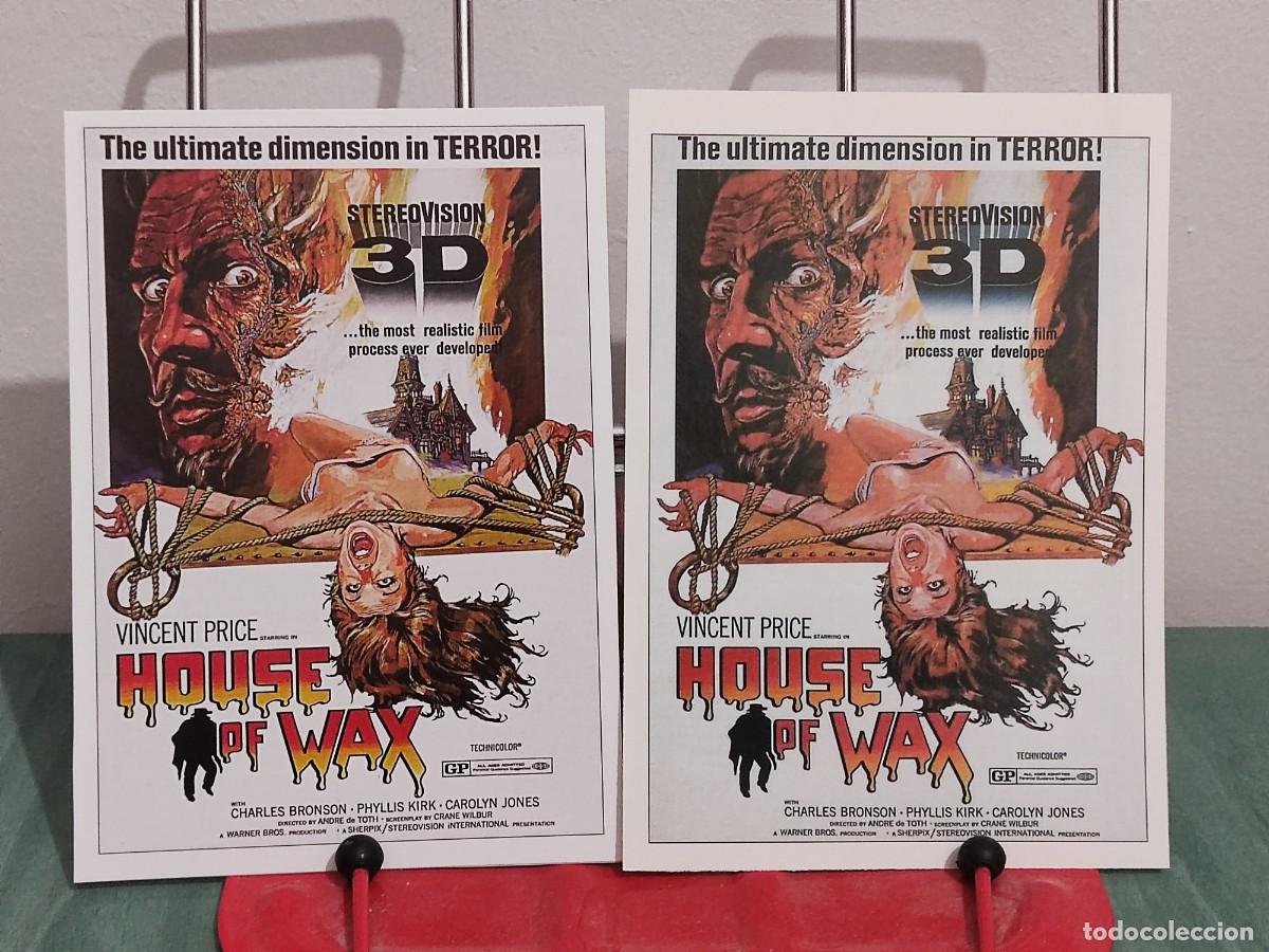 Cin&eacute;ma: Los crimenes del museo de cera (House of wax) . 2 Fichas revista Accion cine