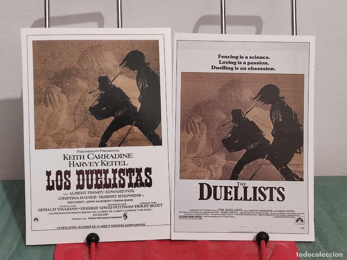 Cinema: Los duelistas (The duellist) . 2 Fichas revista Accion cine