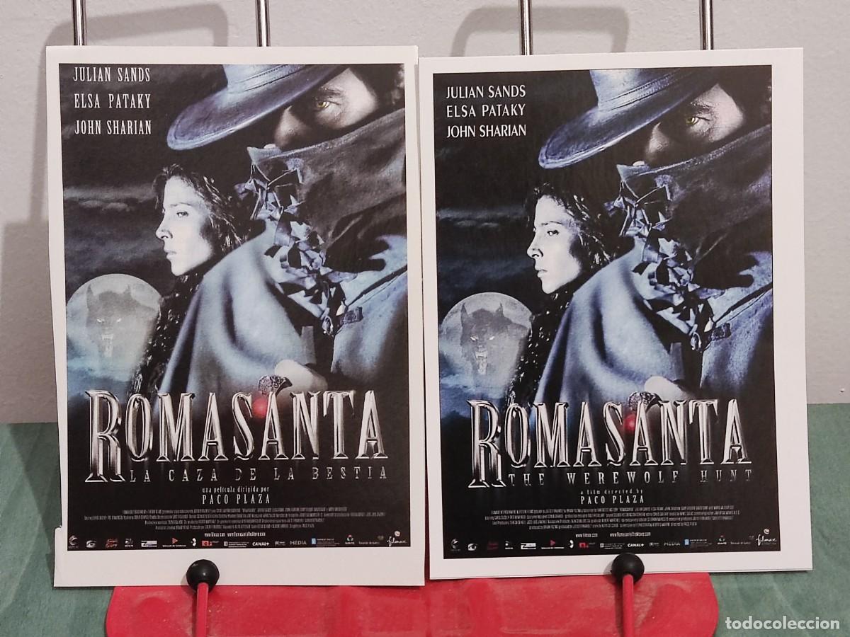 Cinema: Romasanta La caza de la bestia . 2 Fichas revista Accion cine