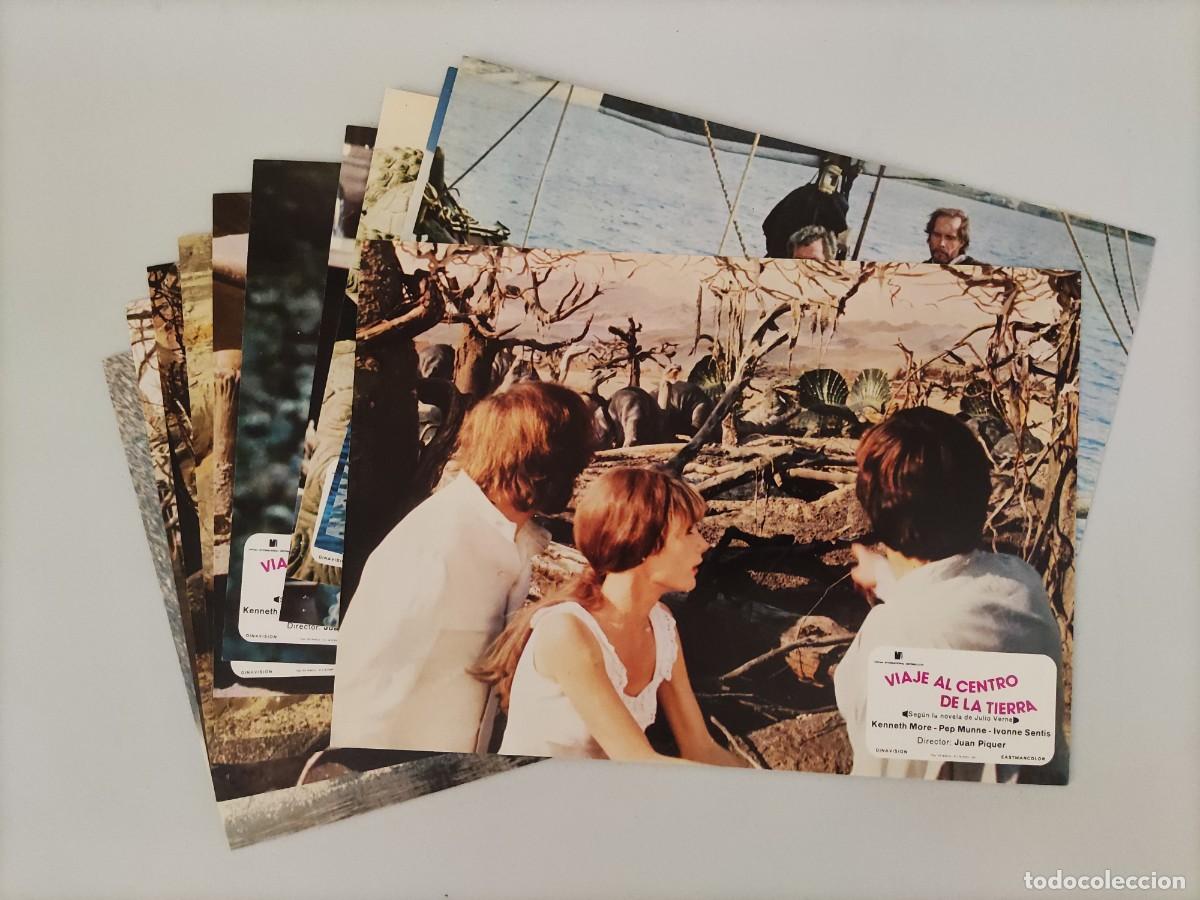 Cine: FT 79 - 11 Fotocromos Viaje al centro de la Tierra - Kenneth More, Pep Munne