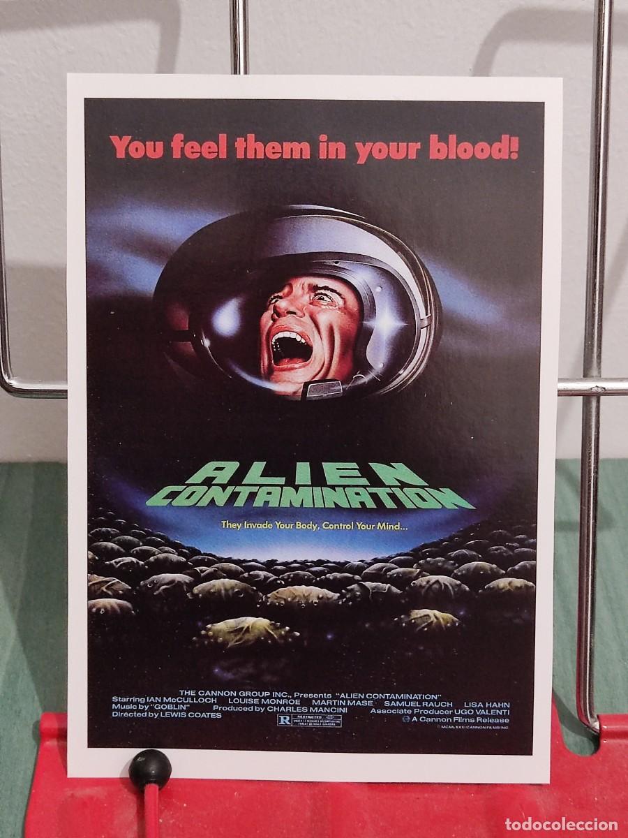 Cine: Contaminacion Alien invade la tierra (Alien contamination) . Ficha revista Accion cine