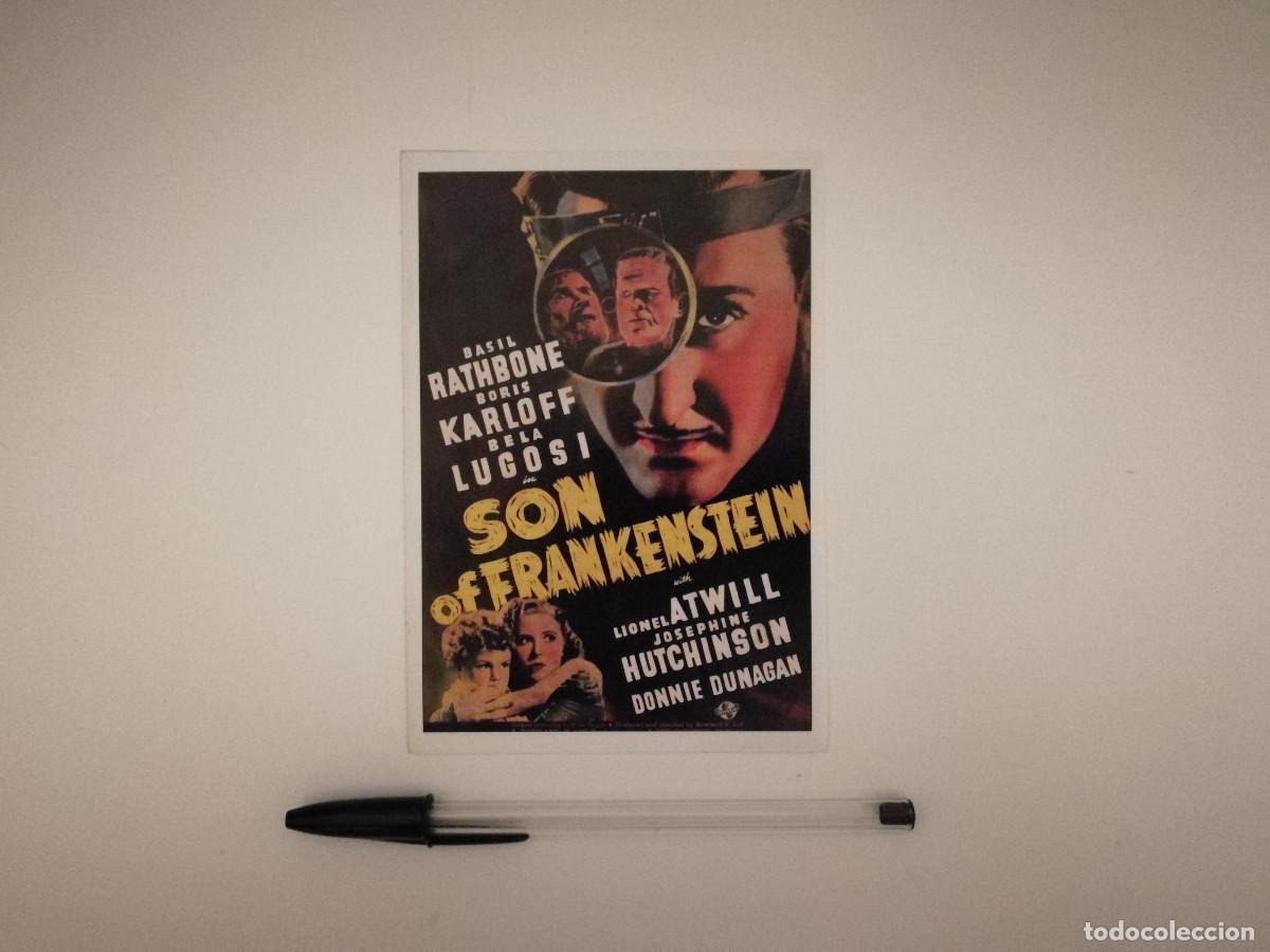 Cine: FICHA COLECCIONABLE -10*15- EL HIJO DE FRANKENSTEIN - TERROR - BELA LUGOSI