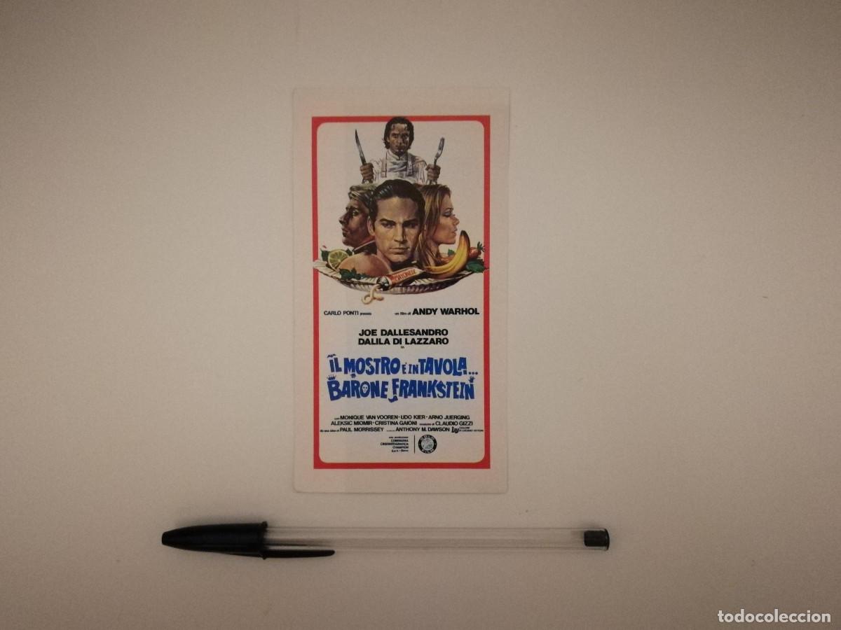 Cine: TARJETA ACARTONADA - CARNE PARA FRANKENSTEIN - TERROR - UDO KIER