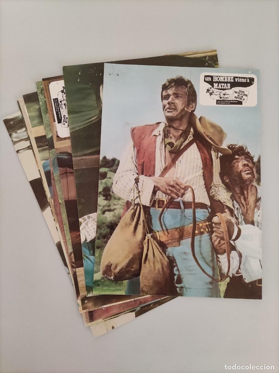 Cine: FT 180 - 8 Fotocromos Un hombre viene a matar - Richard Willer, William Spolt