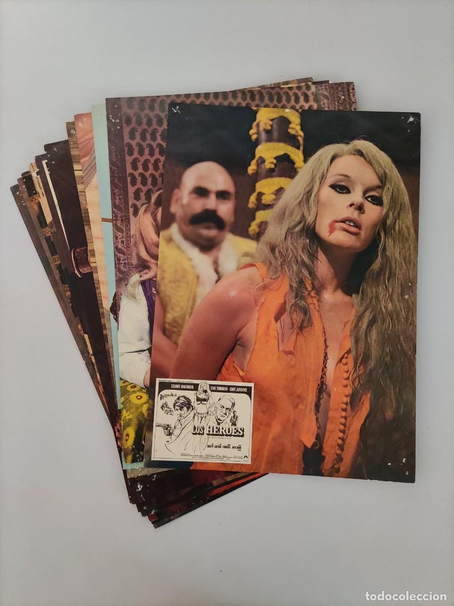 Kino: FT 195 - 11 Fotocromos Los h&eacute;roes - Stuart Whitman, Elke Sommer