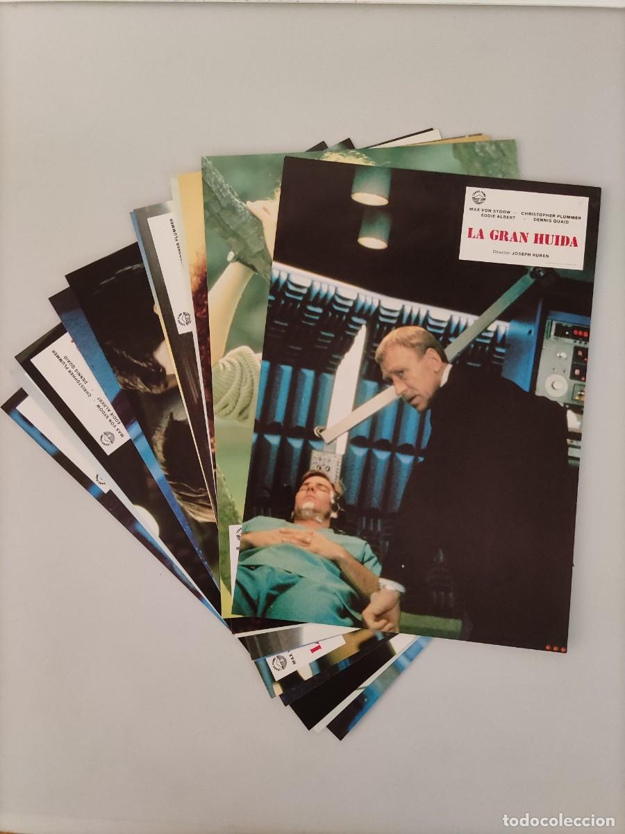 Kino: FT 209 - 11 Fotocromos La gran huida - Max Von Sydow, Christopher Plummer
