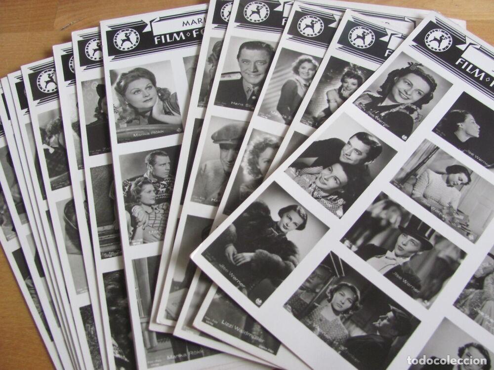Cine: Film-Foto-Verlag Serie 1943/2 &ndash; Lote de 17 hojas con estrellas del cine alem&aacute;n