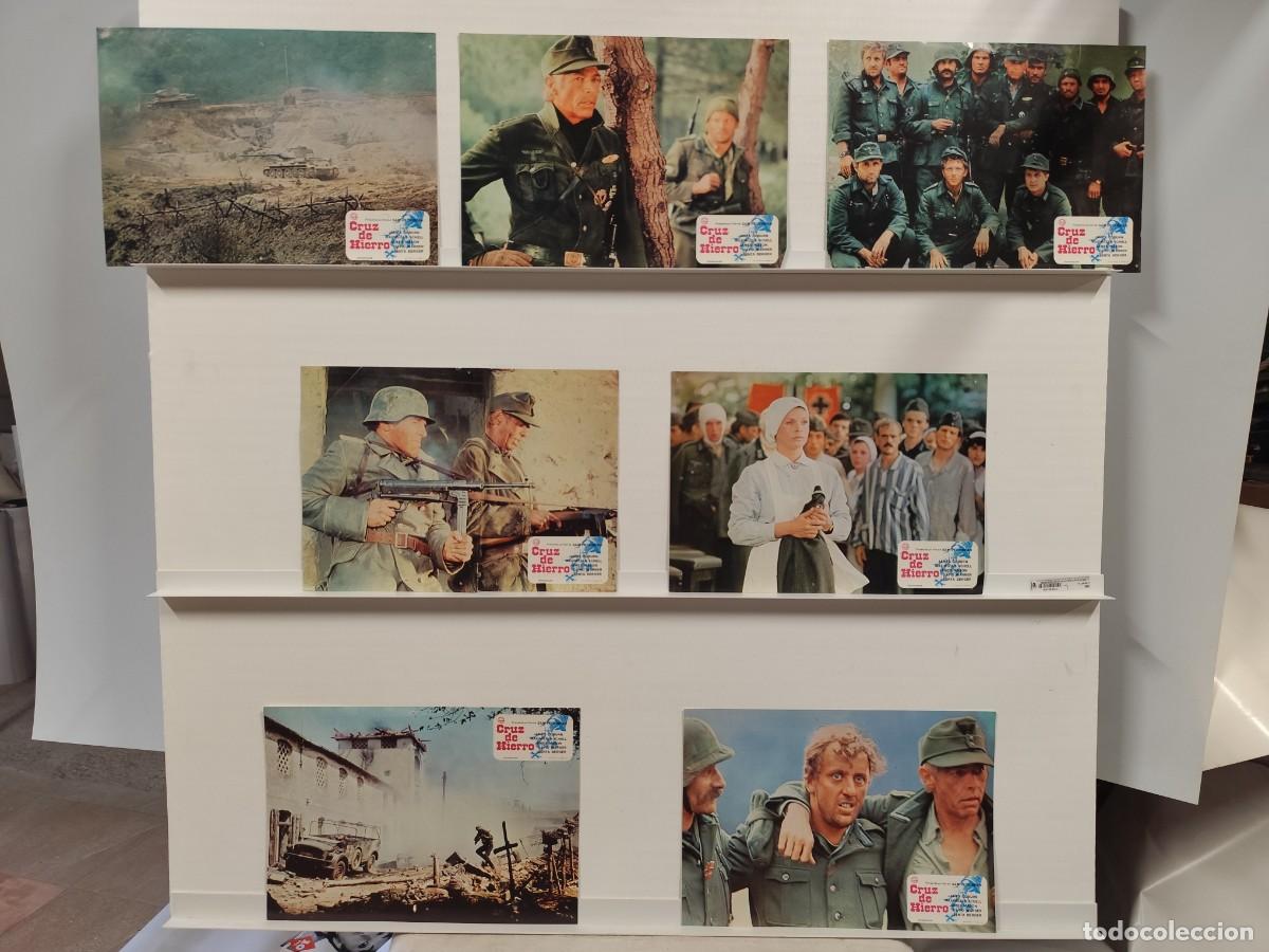 Cinema: LA CRUZ DE HIERRO. SAM PECKINPAH, JAMES COBURN. 7 FOTOCROMOS