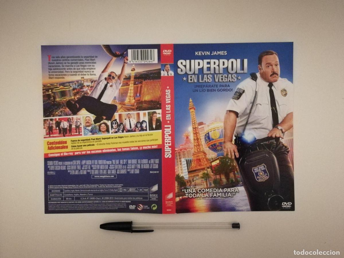 Cin&eacute;ma: CARATULA ORIGINAL -A4- SUPERPOLI EN LAS VEGAS - POLICIA - KEVIN JAMES - COMEDIA