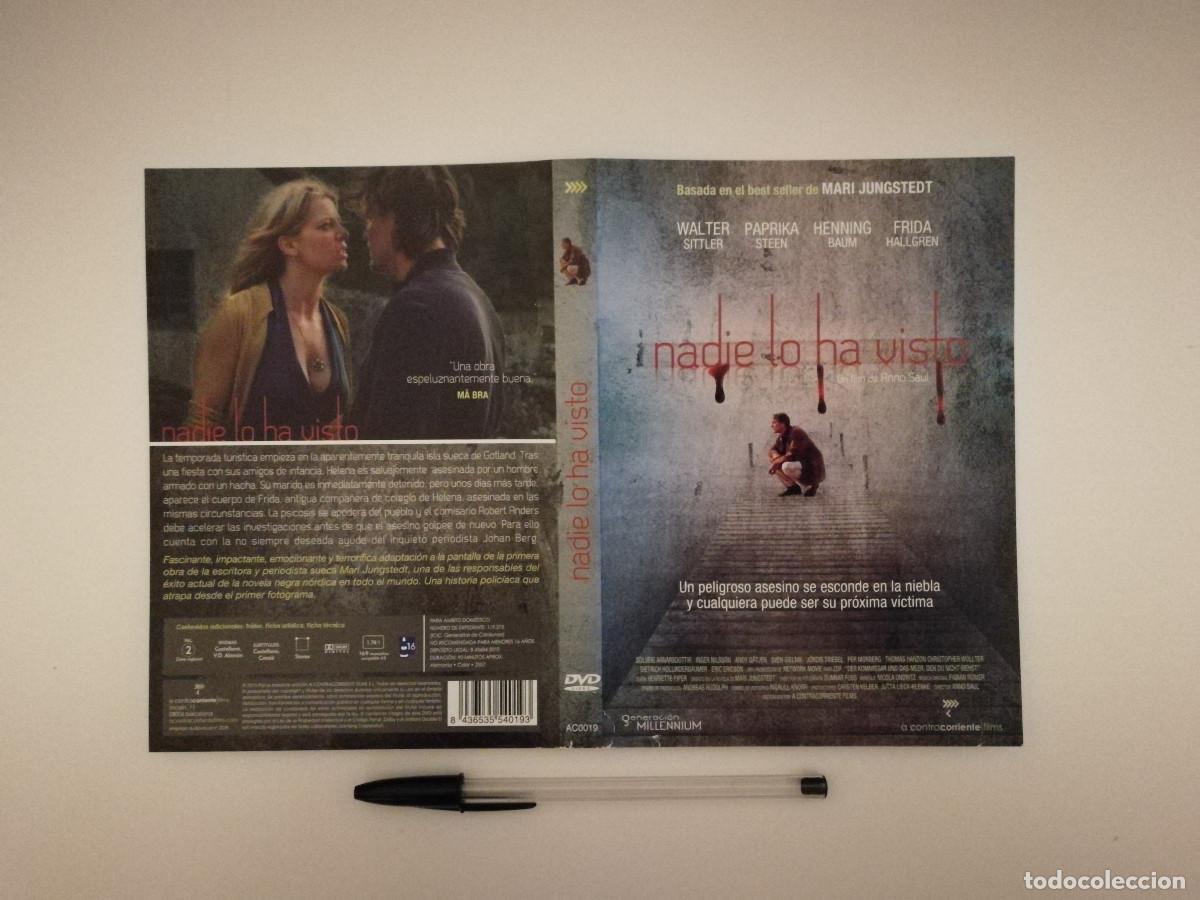 Cin&eacute;ma: CARATULA ORIGINAL -A4- NADIE LO HA VISTO - THRILLER SUSPENSE