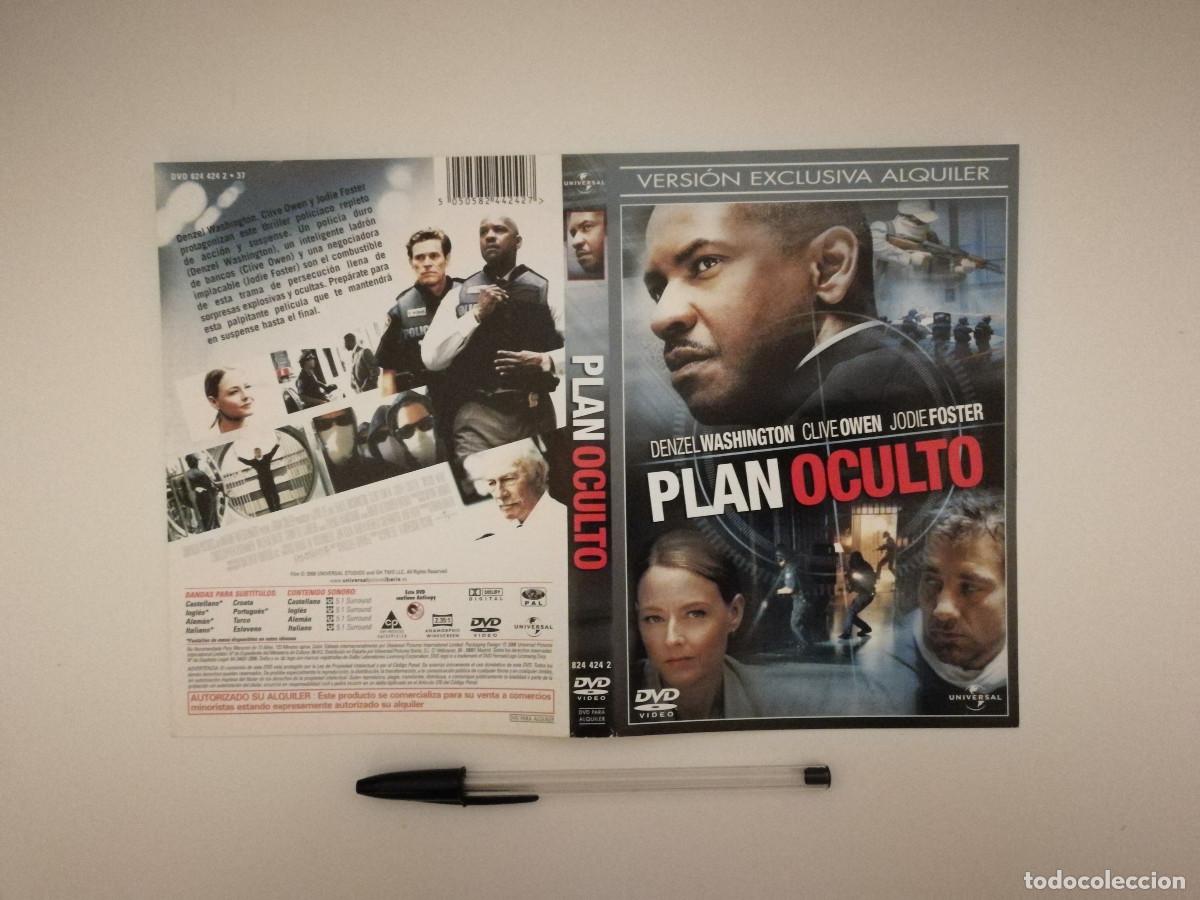 Cin&eacute;ma: CARATULA ORIGINAL -A4- PLAN OCULTO - DENZEL WASHINGTON - JODIE FOSTER