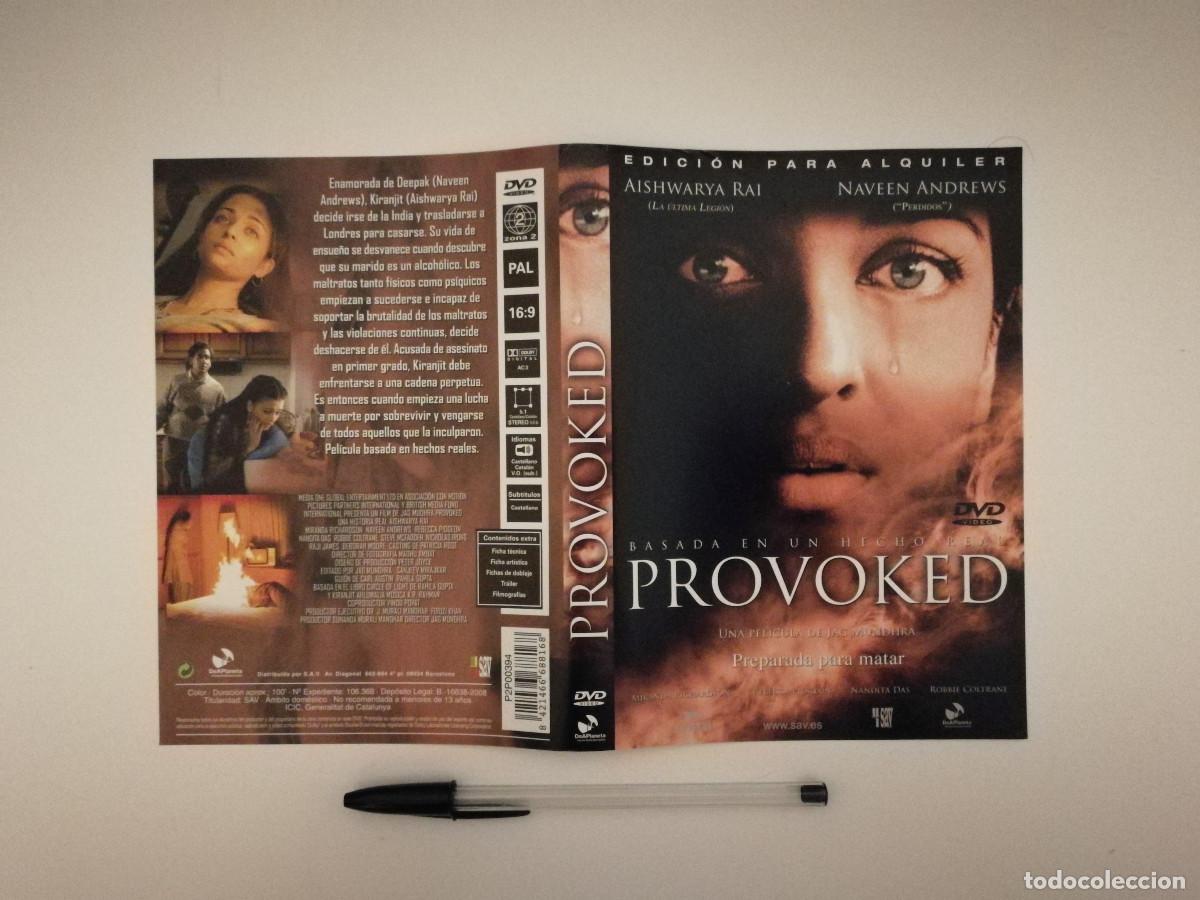 Cin&eacute;ma: CARATULA ORIGINAL -A4- PROVOKED