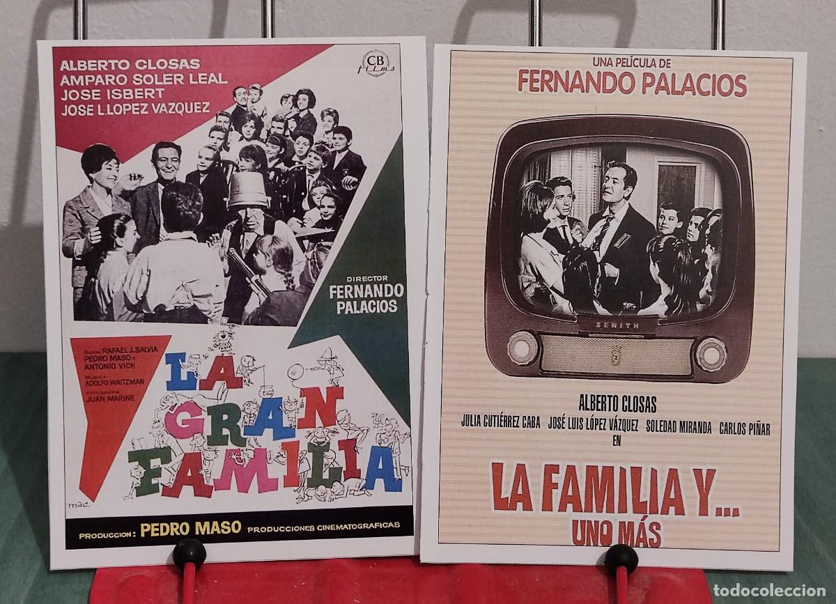 Cinema: La gran familia y La familia y uno mas . 2 Fichas revista Accion cine