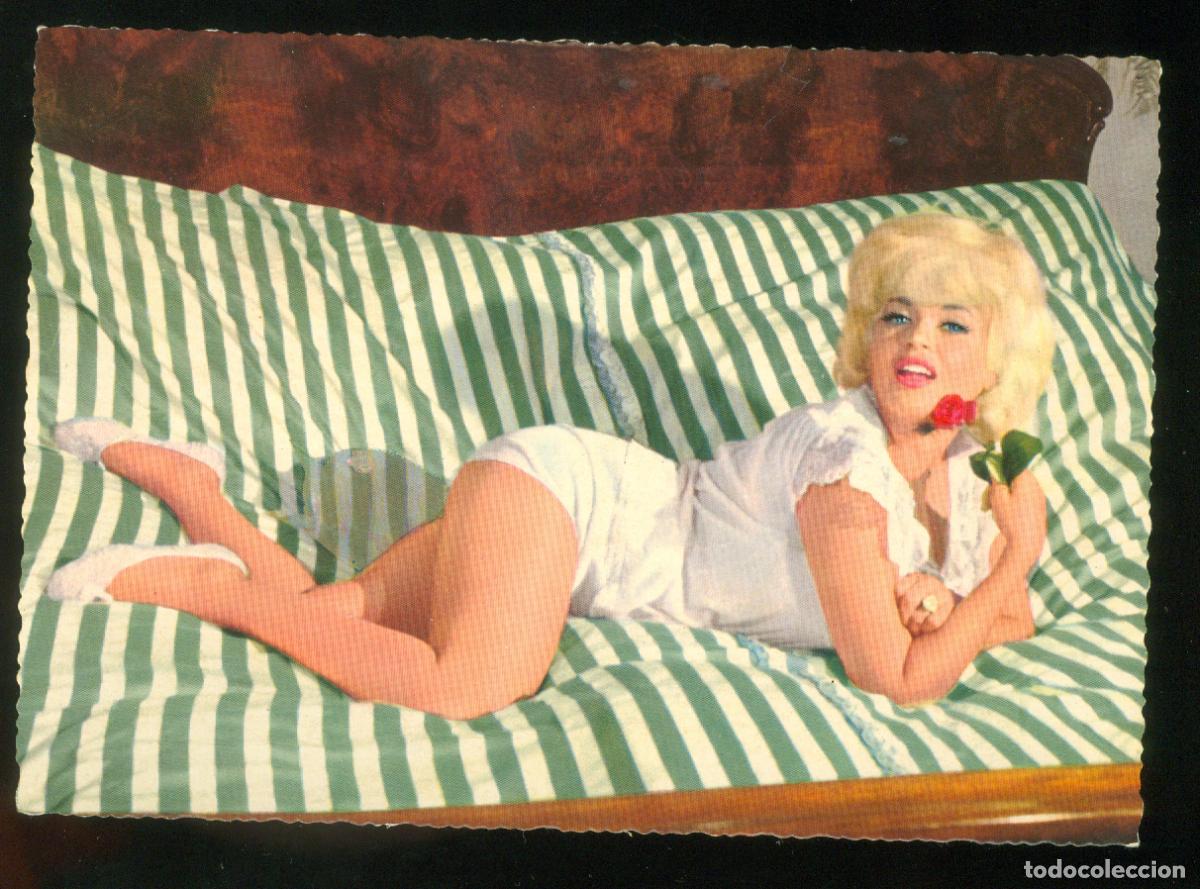 Kino: JAYNE MANSFIELD POSTAL ORIGINAL A&Ntilde;OS 60 ALEMANA KRUGER