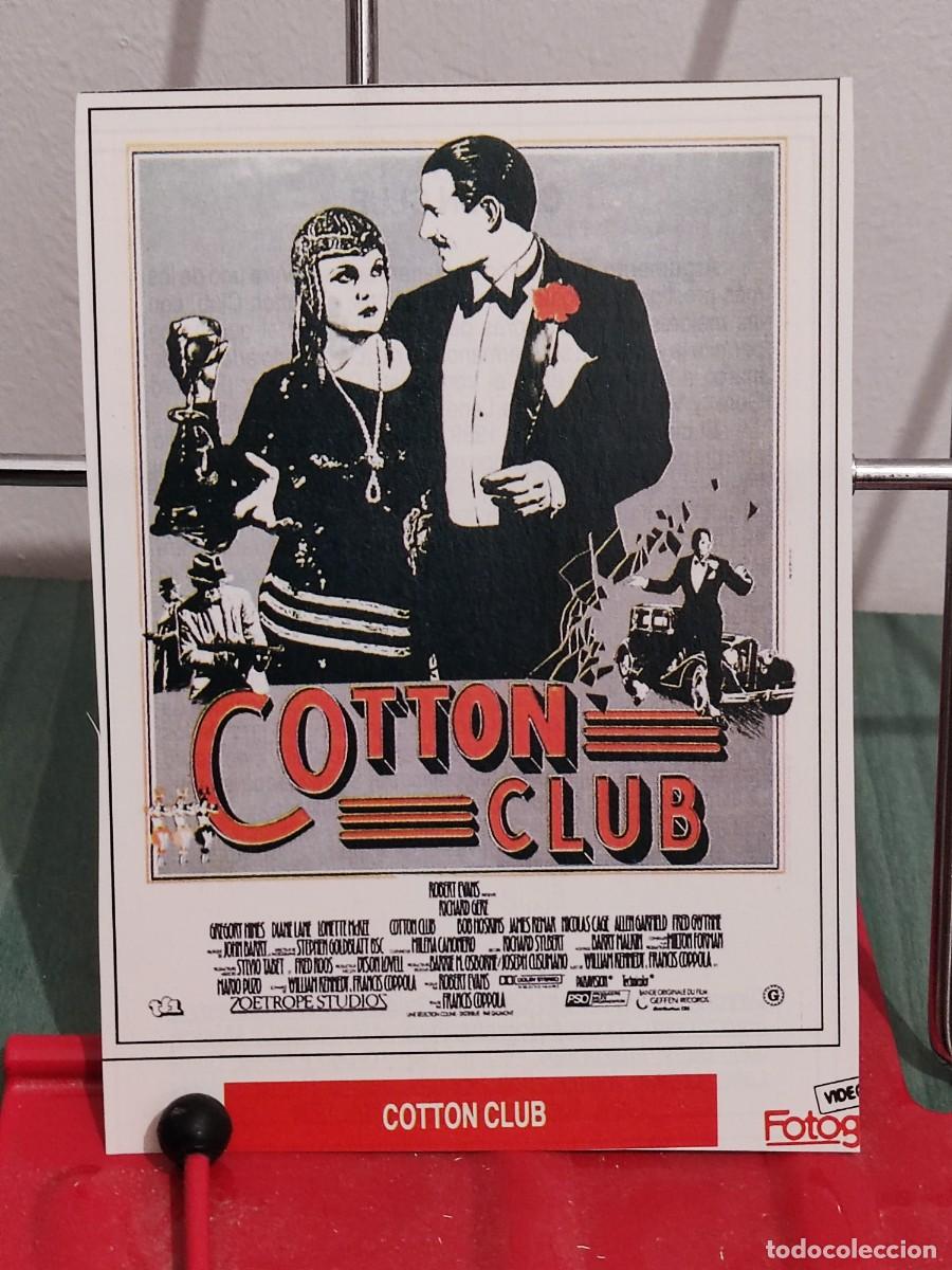 Cine: Cotton club . Ficha revista Fotogramas