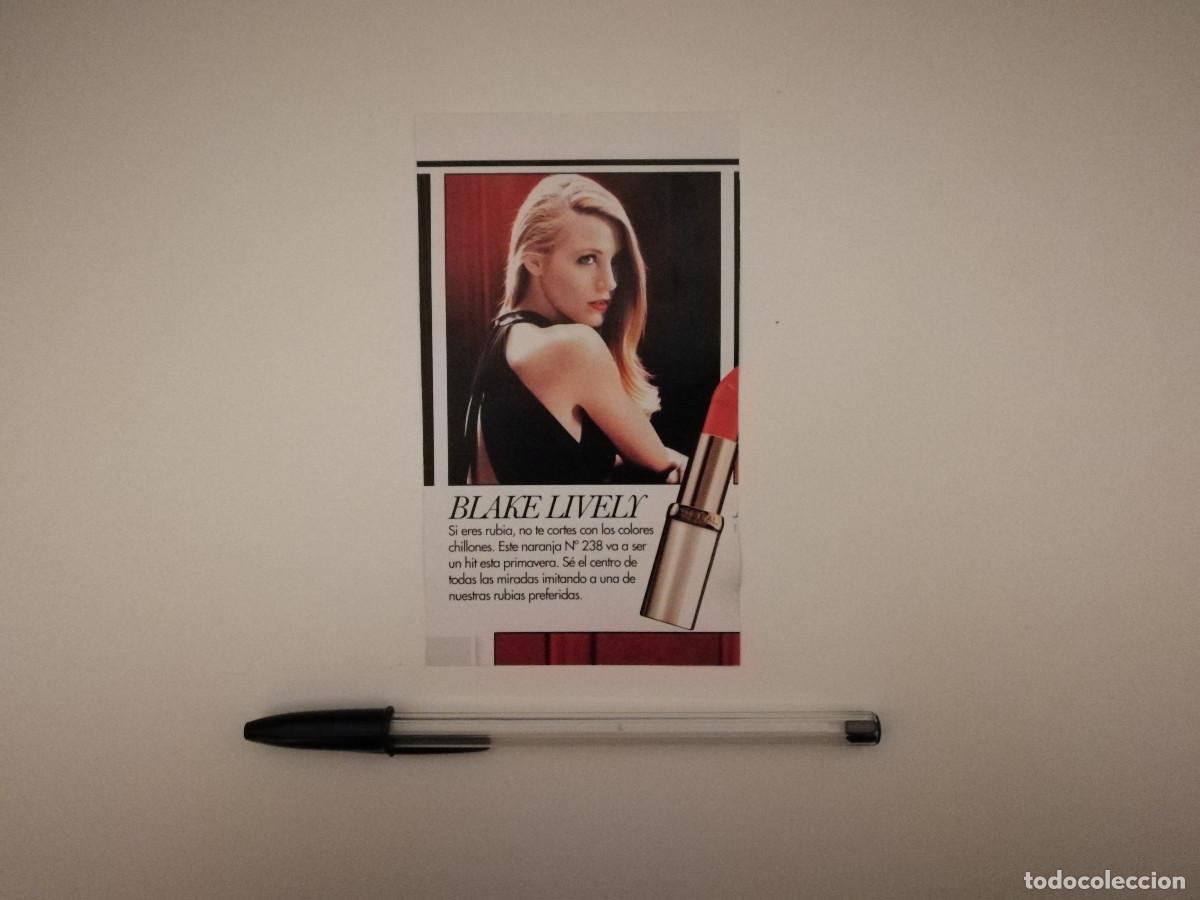 Cinema: TARJETA ACARTONADA - BLAKE LIVELY - ANUNCIO PINTALABIOS PUBLICIDAD