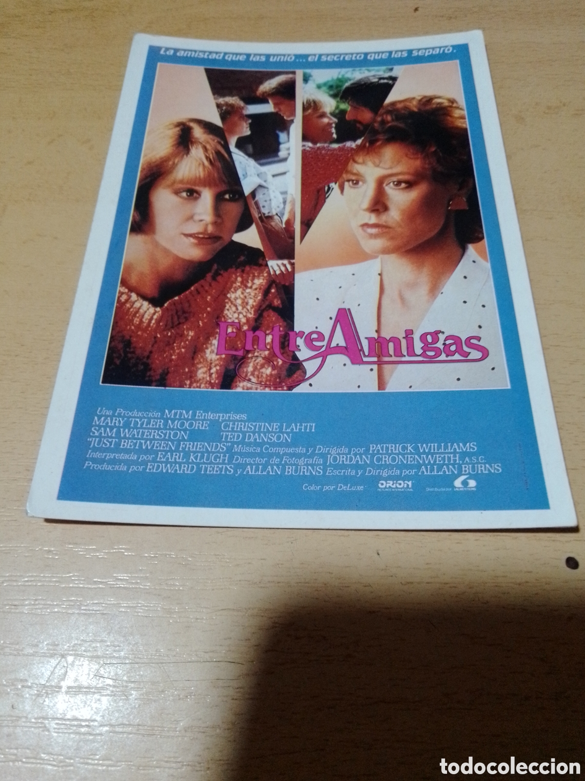 Cine: POSTAL DE CINE DE 11,5x16 Entre Amigas