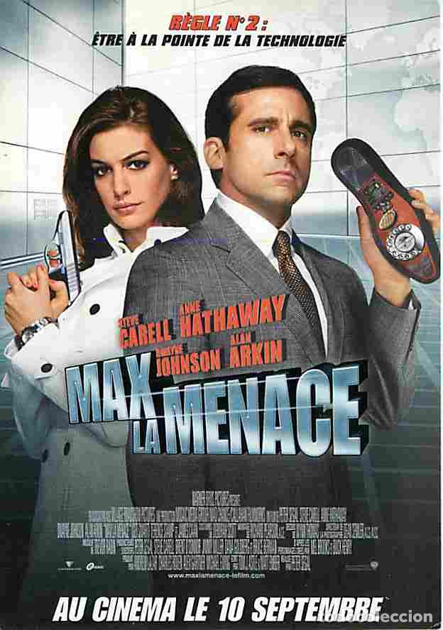 Cine: Cinema - Affiche de Film - Max la Menace - Steve Carell - Anne Hathaway - CPM - Voir Scans Recto-Ver