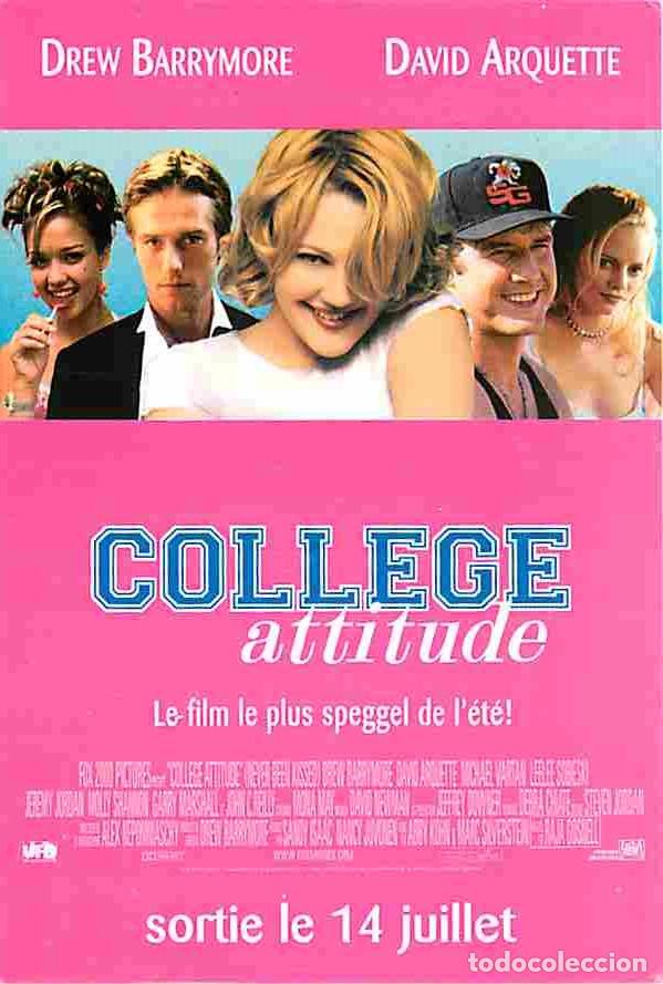 Cin&eacute;ma: Cinema - Affiche de Film - College attitude - Drew Barrymore - David Arquette - Carte Neuve - CPM -