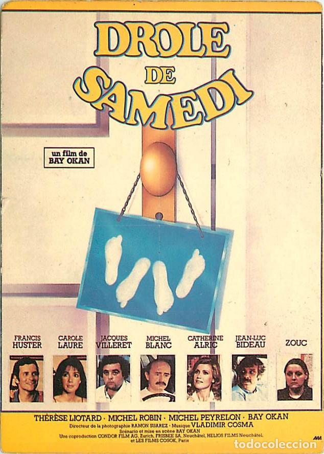 Kino: Cinema - Affiche de Film - Drole de Samedi - Francis Huster - Carole Laure - Jacques Villeret - Mich