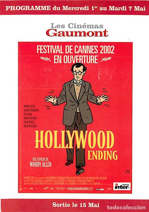 Cinema: Cinema - Affiche de Film - Hollywood Ending - Carte Publicitaire des Cin&eacute;mas Gaumont - Carte Neuve -