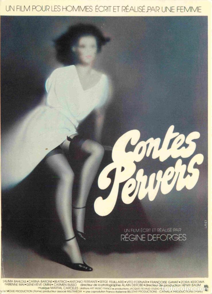 Kino: Cinema - Affiche de Film - Contes Pervers - Femme sexy - R&eacute;gine Deforges - Affiche de Landi - CPM -