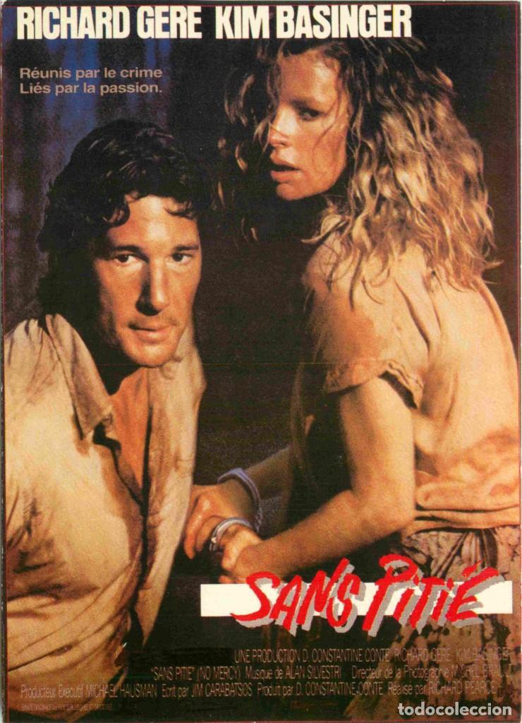 Kino: Cinema - Affiche de Film - Sans Piti&eacute; - Richard Gere - Kim Basinger - CPM - Carte Neuve - Voir Scans